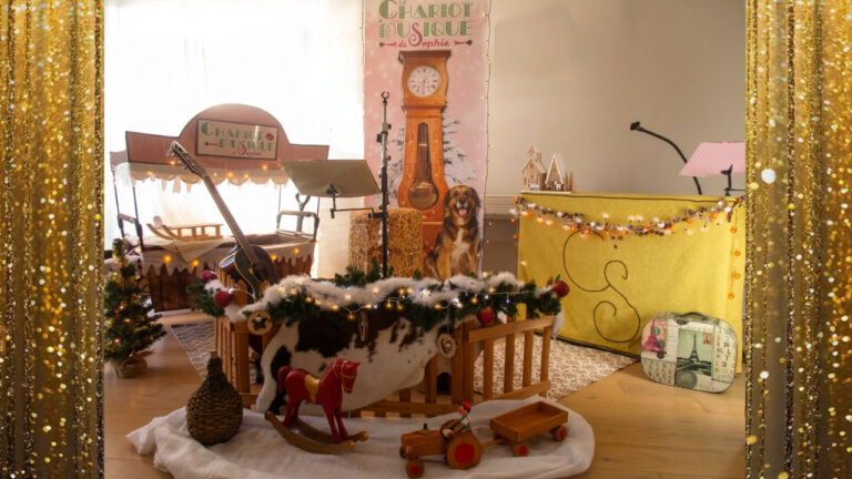 Décor "Si décembre m'était Comté..."