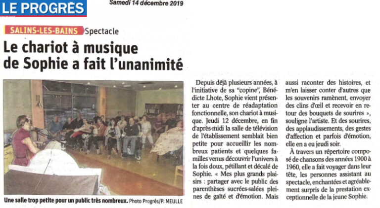 Le Progrès, CRF Salins Les Bains