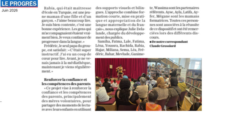 Le Progrès, Médiathèque Saint-Claude